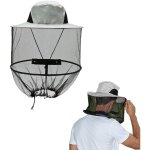 Chapeau moustiquaire, chapeau d'apiculteur moustiquaire de tete filet de tte anti - moustiquaire chapeau ...