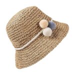 Chapeau de paille, chapeau de soleil respirant, chapeau de plage pour enfants et filles, adapt aux voyages ...