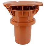 Chapeau de toiture aéraulique pour vmc + adaptateur tuile diamètre 160 mm - nicoll Chapeau de toiture aéraulique pour vmc + adaptateur tuile diamètre 160 mm - nicoll