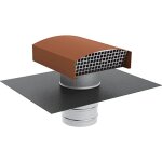 Axelair - chapeau de toiture pour vmc collective - mtal 125