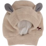 Chapeau tricot� avec oreilles de lapin pour animaux de compagnie, protection contre le bruit, cache - ...