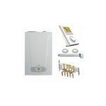 Chappee - chaudire gaz condensation initia + duo chappe 25 kw complte (ventouse + douilles + dosseret) ...