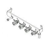 [jamais utilise] kit barrette robinetterie chappee pour chaudire inita / platinum 3. xx nf - 7789915 ...