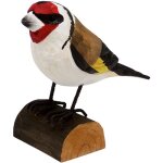Chardonneret lgant sur bchette de bois