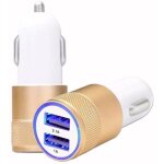 Chargeur allume - cigare usb - or - double ports - ultra rapide - 12 - 24v - pour asus rog phone 5s