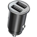 Chargeur allume cigare usb, ultra compact usb 24w / 4. 8a chargeur de voiture, en alliage d'aluminium ...