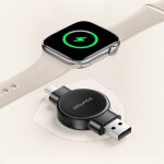 Chargeur awei pour apple watch / samsung watch w26, noir
