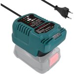 Chargeur de batterie pour bosch 18v al chargeur gardena, gloria 18v pour bosch batterie, compatible avec ...