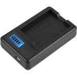 Chargeur de batterie en - el14 avec �cran lcd pour nikon d5100 / d3100 / d3200 / d3300 / coolpix