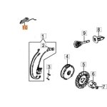 Chargeur de batterie d'origine emak l66150494
