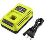 Aiperq - chargeur de batterie pour ryobi 18v 9. 6v 12v 14. 4v 18v ni - cd ni - mh et li - ion chargeur ...