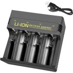 Chargeur de batterie universel pour piles rechargeables c aa aaa, nimh nicd li - ion, charge rapide usb ...