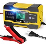 Chargeur de batterie voiture 10 a 12 v 24 v chargeur intelligent pour auto moto avec compensation de ...