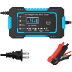 Chargeur de batterie de voiture, chargeur intelligent 12 v 6 a pour batterie automobile, chargeur d'entretien ...
