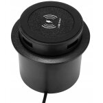 Chargeur � induction de bureau r�tractable + hub 2xusb