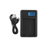 Pour chargeur nikon d3100 chargeur de batterie chargeur de batterie en - el14 d5100 d3100 d3200 d3300 ...