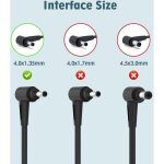 Chargeur ordinateur portable pour asus 19v 2. 37a 45w (4. 0 1. 35mm) vivobook 14 15 17 x540s x541n x541u ...