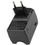 Chargeur pour piles cr123 - avizar - 4 emplacements - recharge rapide - compact - noir