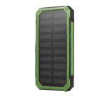 Chargeur power bank - 20000mah - solaire - double usb - kit diy - vert