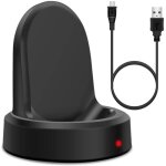 Chargeur sans fil pour samsung gear s3, frontier et classic station de charge avec cble usb pour galaxy ...