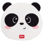 Chargeur sans fil pour smartphone legami en forme de panda super fast blanc et noir