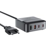 Chargeur de station d'alimentation de bureau z6 gan 2x usb - a 2x usb - c pd 65w - noir