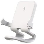 Chargeur de t�l�phone sans fil de bureau, support de chargement sans fil pour t�l�phone portable station ...