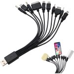 Chargeur universel 10 en 1 pour tlphone - cble de charge universel avec plusieurs ttes - cble de ...