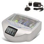 Chargeur universel de piles alcalines et c / d / aa / aaa / 6lr61 ni - cd ni - mh alovez