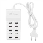 Chargeur usb 10 ports 5v, charge rapide intelligente pour t�l�phone portable, chargeur usb portable pour ...