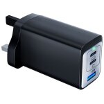 Chargeur usb c 735 nano ii 65w 3 ports pps pour macbook pro air ipad pro iphone 16 16 plus 16 pro etc. ...