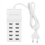 Treetalk - chargeur usb multi - port, prise d'alimentation usb 10 ports charge rapide usb multi - ports ...