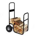 Chariot en bois a roulettes