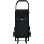 Chariot de courses ch�ssis aluminium 46lt noir muuvi up playmarket duett