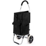 Wiltec chariot de course sur roues ? 36, 5 x 44 x 103 cm ? pliable  42 x 21 x 54 cm ? capacit de poids ...