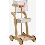 Sklum - chariot de nettoyage en bois ashley kids marron bois naturel