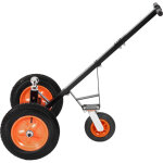 Chariot de remorque, capacite de charge de languette 544 kg, hauteur reglable 460 mm 560 mm, boule 50, ...