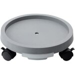 Chariot � roulettes plantes, caddy de plante avec casiers, soucoupe plante ronde en plastique, transporteur ...