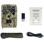 Chasse 12 m�gapixels 480p hd pi�geage ext�rieur camouflage sans batterie d�tecteur de mouvement rapide ...