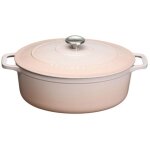 Chasseur - cocotte ovale en fonte 33cm champagne puc473301a