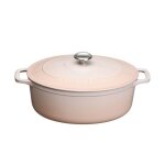 Chasseur - cocotte ovale en fonte maille 29cm champagne puc472901a