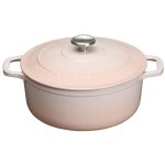 Chasseur - cocotte ronde en fonte émaillée 28cm champagne puc472801a Chasseur - cocotte ronde en fonte émaillée 28cm champagne puc472801a