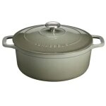 Chasseur - cocotte ronde en fonte maille 28cm gris puc472851