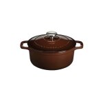 Chasseur - cocotte ronde en fonte émaillée 28cm marron foncé puc472879 Chasseur - cocotte ronde en fonte émaillée 28cm marron foncé puc472879