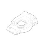 Global garden product - ch�ssis noir tondeuse � gazon alpina - stiga - mac allister - ggp - 381004947 ...