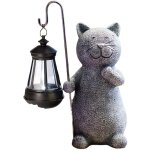 Chat decoration statue jardin exterieur avec lampe solaire figurine - salon chaton décoration cadeau ... Chat decoration statue jardin exterieur avec lampe solaire figurine - salon chaton décoration cadeau ...