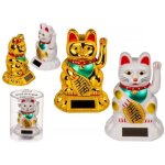 Chat porte - bonheur solaire - out of the blue - maneki - neko - plastique r�sistant - �nergie solaire ...