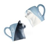 Chat tasses de couple de caf�, ensemble de tasses � th� en c�ramique s, tasse de mariage pour les jeunes ...