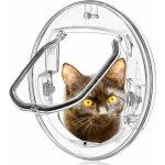 Chatire pour animaux domestiques, chatire verrouillable, pour portes intrieures et extrieures, mur ...