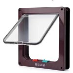 Chati�re pour animaux avec tunnel, adapt�e aux fen�tres, portes, armoires, etc. , blanche, m